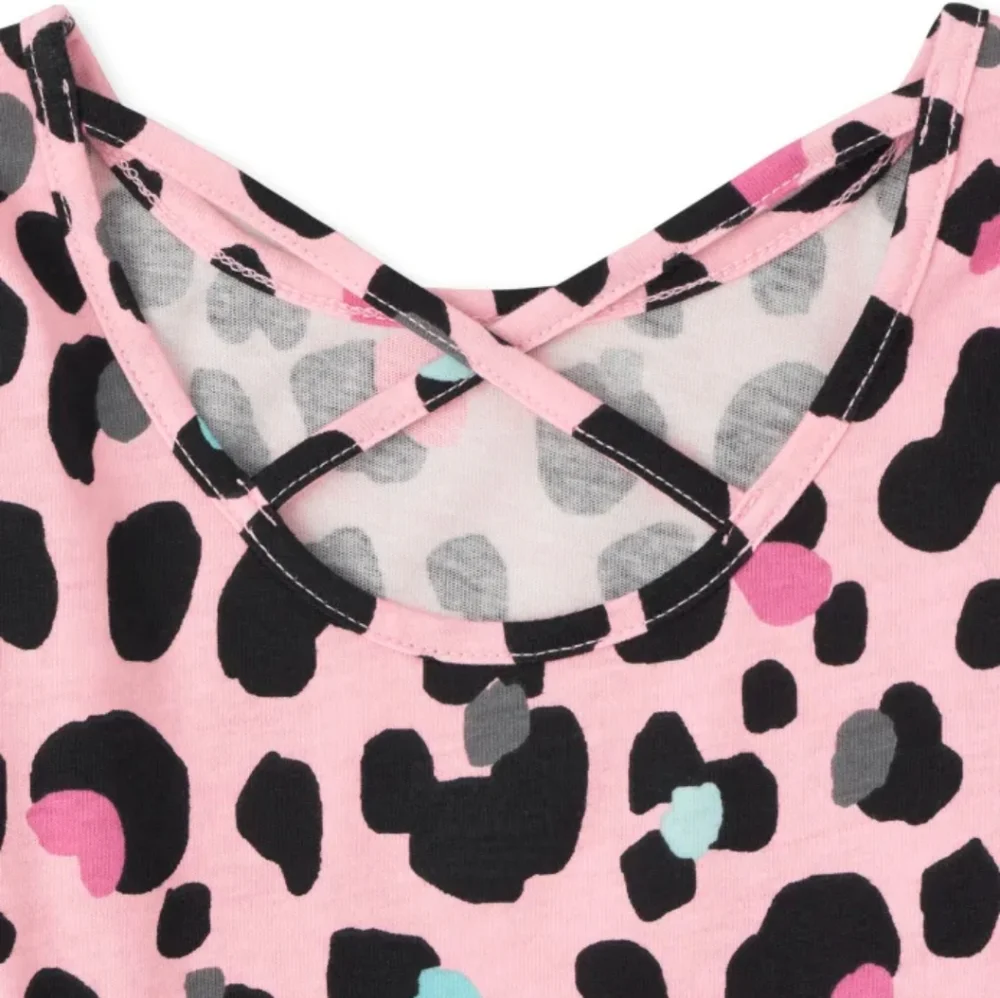 NWT Children's Place Pink Leopard Dress